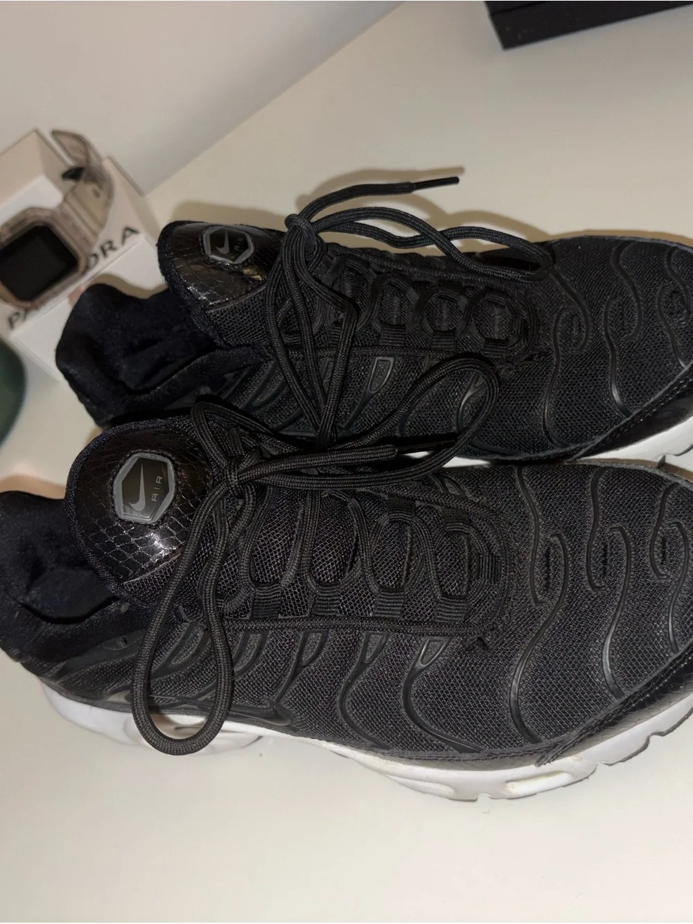 Nike Air Max Plus TN Black White Sneakers